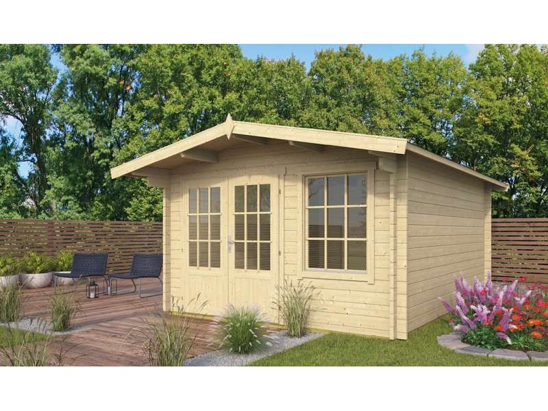 Abri jardin en bois 20M2 : Devis sur Techni-Contact - Chalet de jardin en  bois