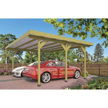 Carport Voiture Double 30m2 600x500cm