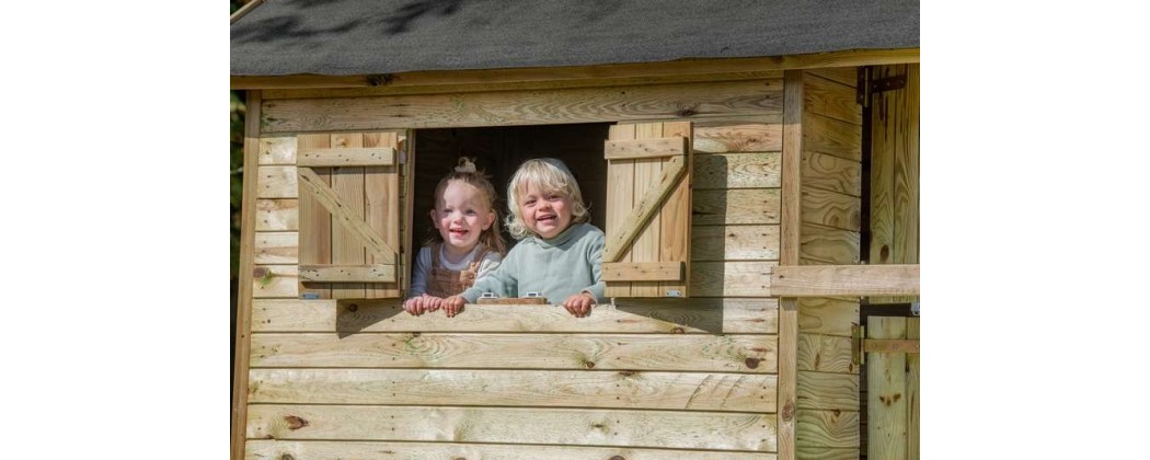 Maisonnette en bois enfant, chalet, cabane enfant - Jardin & Chalet