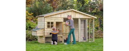 Abris pour animaux, poulailler en bois - Jardin & Chalet