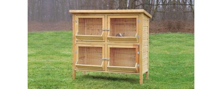 Abris pour animaux, clapier en bois - Jardin & Chalet