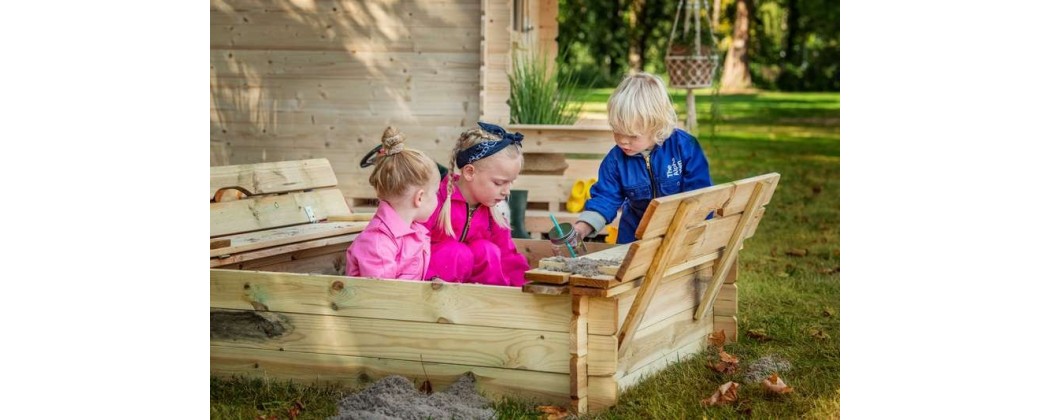 Bac a sable avec couvercle pour la joie de vos enfants