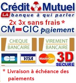 Moyen de paiement pour les abris de jardin